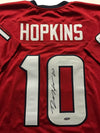 Autographed/Signed DeAndre Hopkins Houston Texans Red Football Jersey Tristar COA Holo
