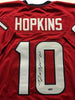 Autographed/Signed DeAndre Hopkins Houston Texans Red Football Jersey Tristar COA Holo