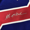 Autographed/Signed Rob McClanahan Blue Team USA Miracle On Ice 1980 Olympics Hockey Jersey JSA COA