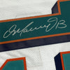 Framed Autographed/Signed Dan Marino 35x39 Miami White Football Jersey JSA COA