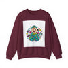 Retro Gamer Baby Crewneck Sweatshirt — Cute Arcade Controller Design by Tristan’s Treehouse