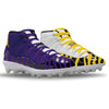 "Louisiana Mismatch" Jordan 11 Retro TD Football Cleats by Stadium Custom Kicks