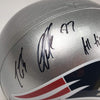 Autographed/Signed Rob Gronkowski Inscribed New England Patriots Full Size FS F/S Replica Football Helmet Beckett BAS COA