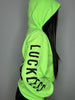 Out Here Being Wild Neon Green Hoodie by Luckless Outfitters