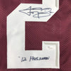 Autographed/Signed Johnny Manziel 12 Heisman Texas A&M Maroon College Football Jersey JSA COA