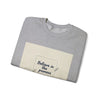 Believe in the Process Sweatshirt | note to self, post‑it note design by Tristan’s Treehouse
