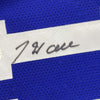 Framed Autographed/Signed John Wall 35x39 Kentucky Blue College Basketball Jersey JSA COA
