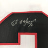 Autographed/Signed Ed Belfour Chicago White Hockey Jersey JSA COA