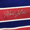 Framed Autographed/Signed Mark Johnson 35x39 Blue Team USA Miracle On Ice 1980 Olympics Hockey Jersey JSA COA