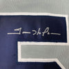 Framed Autographed/Signed Trevor Hoffman 35x39 San Diego Grey Baseball Jersey JSA COA