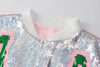 Alpha Kappa Alpha Sorority AKA Sequin Jacket by T-Shirt Crazed