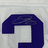 Autographed/Signed Odell Beckham Jr. & Jarvis Landry LSU White College Football Jersey JSA COA