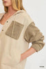 Umgee Washed French Terry Shacket by FitiqueFit