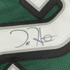 Framed Autographed/Signed Jalen Hurts 35x39 Philadelphia Green Football Jersey JSA COA