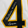 Framed Autographed/Signed John Candelaria 35x39 Pittsburgh White Baseball Jersey JSA COA by Hall of Fame Sports Memorabilia