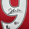 Framed Autographed/Signed DImitar Berbatov 35x39 Manchester United Red Soccer Jersey Beckett BAS COA by Hall of Fame Sports Memorabilia