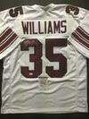 Autographed/Signed Aeneas Williams HOF 14  Arizona Cardinals White Football Jersey JSA COA