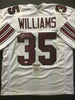 Autographed/Signed Aeneas Williams HOF 14  Arizona Cardinals White Football Jersey JSA COA
