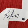 Framed Autographed/Signed Ray Rice 35x39 Rutgers Red College Football Jersey Steiner Sports COA