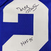 Autographed/Signed Mel Renfro HOF 96 Dallas Blue Football Jersey JSA COA