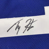 Framed Autographed/Signed TY T.Y. Hilton 35x39 Indianapolis Blue Football Jersey PSA/DNA COA