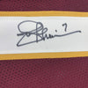 Autographed/Signed Joe Theismann Washington Burgundy Football Jersey Beckett BAS COA