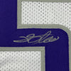 Framed Autographed/Signed De'Aaron Fox 35x39 Sacramento White Basketball Jersey BAS COA