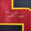 Framed Autographed/Signed Frank Clark 35x39 Kansas City Black Football Jersey PSA/DNA COA