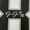 Autographed/Signed Josh Jacobs Las Vegas Oakland White Football Jersey Beckett BAS COA