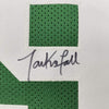Framed Autographed/Signed Tacko Fall 35x39 Boston Green Basketball Jersey JSA COA