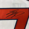 Framed Autographed/Signed Shohei Ohtani 35x39 Los Angeles LA Anaheim White Baseball Jersey PSA/DNA COA