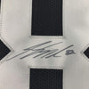 Framed Autographed/Signed Jordy Nelson 35x39 Oakland Black Football Jersey JSA COA