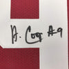 Framed Autographed/Signed Amari Cooper 35x39 Alabama Red College Football Jersey PSA/DNA COA