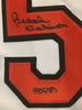 Autographed/Signed Brooks Robinson Inscribed HOF 83  Baltimore Orioles White Stat Baseball Jersey JSA COA