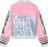 Alpha Kappa Alpha Sorority AKA Sequin Jacket by T-Shirt Crazed