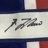 Framed Autographed/Signed Guy Lafleur 35x39 Montreal Red Hockey Jersey Beckett BAS COA