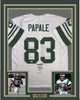 Framed Autographed/Signed Vince Papale Invincible  35x39 Philadelphia White Football Jersey JSA COA