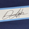 Framed Autographed/Signed Jonnu Smith 35x39 Tennessee Dark Blue Football Jersey Beckett BAS COA
