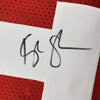 Framed Autographed/Signed Kyle Shanahan Coach 35x39 San Francisco Red Football Jersey Beckett BAS COA