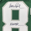 Autographed/Signed Vince Papale Inscribed Invincible Philadelphia Green Football Jersey JSA COA