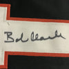Framed Autographed/Signed Bob Bobby Clarke 35x39 Philadelphia Black Hockey Jersey JSA COA