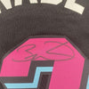 Framed Autographed/Signed Dwyane Wade 35x39 Miami Heat Black Vice City Basketball Jersey Fanatics COA