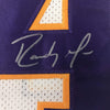 Autographed/Signed Randy Moss Minnesota White Football Jersey JSA COA