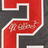 Autographed/Signed JK J.K. Dobbins Ohio State Black College Football Jersey Beckett BAS COA