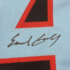 Framed Autographed/Signed Earl Campbell 35x39 Houston Black Football Jersey Beckett BAS COA
