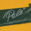 Autographed/Signed Pele Brazil Yellow Soccer Futbol Jersey Beckett BAS COA Auto