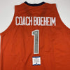Autographed/Signed Jim Boeheim Syracuse Orange Coach College Basketball Jersey JSA COA