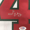 Framed Autographed/Signed Sidney Moncrief 35x39 Milwaukee White Basketball Jersey PSA/DNA COA