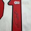 Framed Autographed/Signed Andrea Pirlo 35x39 AC Milan White Soccer Futbol Jersey Beckett BAS COA