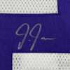Autographed/Signed Justin Jefferson LSU White College Football Jersey JSA COA
